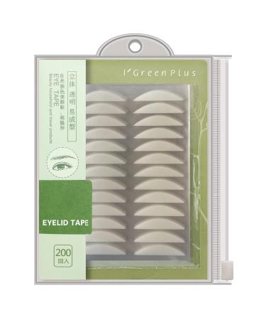 Natural Invisible Single Side Eyelid Tape Stickers(260Pcs Szie 6MM) Medical-use Fiber Eyelid Correction Strip Instant Eye Lift Without Surgery Perfect for Droopy Hooded Uneven Mono-Eyelids 6MM/260pcs transparent One-sided sticky