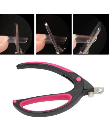 Acrylic Nail Clipper Stainless Steel Flexible Fake Nail Tip Trimmer with Silicone Handle Professional Acrylic Nail Tip Cutter Trimmer Manicure Tool for Salon Home - Buy Online on GoSupps.com