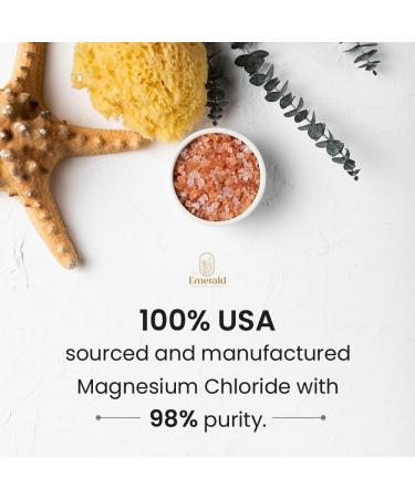 Magnesium Flakes for Bath | 100% Natural USA-Sourced Magnesium Chloride | Relaxation & Better Absorption | 32 FL OZ - Buy Online on GoSupps.com