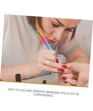 minkissy 1pc Nail Art Drawing Pen Manicure Drill Pen Nail Art Pen Manicure Brush Manicure Pen Brush Manicure Supply Nail Art Tool Nail Art Brush Double Head Metal Rod Nail Pen - Buy Online on GoSupps.com