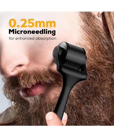Buy Waking Forest Derma Roller & Sandalwood Beard Growth Kit | Microneedle Beard Roller & Vitamin E Serum for Men | 0.25mm 540 Titanium | Best Birthday Gift - Buy Online on GoSupps.com