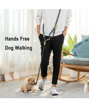 Reflective Dog Leash for Running Walking & Training - Durable Nylon Crossbody Design for All Dog Sizes - Buy Online on GoSupps.com
