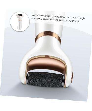Housoutil Foot Foot File Electric Foot Dead Skin Remover Callus Wisking Tool Electric Nail Rings Pedicure Foot Pedicure Scrubber White Care Foot Scraper Diamond - Buy Online on GoSupps.com