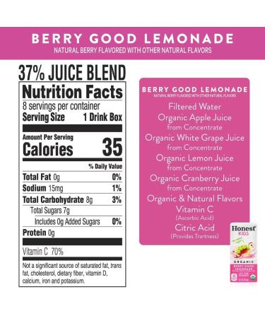 Honest Kids Organic Juice Drink Variety Pack - 40 Pack, 6 Fl Oz Assorted Flavors - Buy Online on GoSupps.com