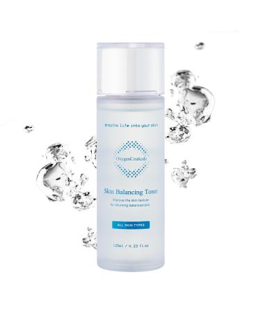 OxygenCeuticals Skin Balancing Toner Hydrating & pH Balancing Facial Toner with Centella Lavender & Freesia Extracts Improves Skin Texture for Oily & Combination Skin. 4.23 fl.oz (120ml) 4.23 Fl Oz (Pack of 1)