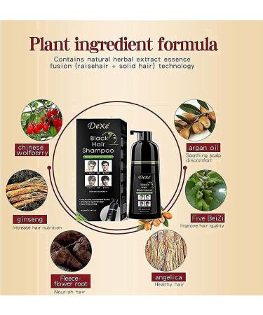 YIZHONG Black Hair Dye Shampoo for Women & Men | 5 Minute Permanent Blackest Color & Full Gray Coverage | Salon-Quality Darkening Hair Coloring - Buy Online on GoSupps.com