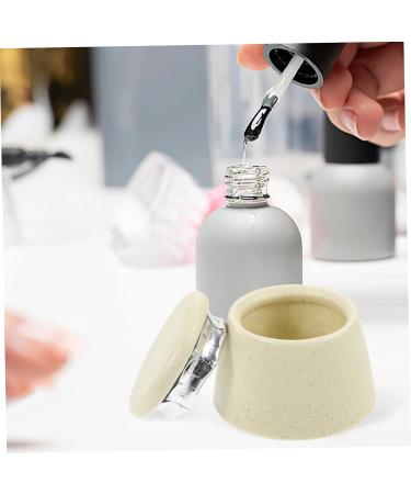 FRCOLOR Japanese Manicure Brush Cup Manicure Nail Dish Nail Dappen Cup Nail Dish Cup Nail Cup Acrylic Nail Dappen Dish Dappen Dish with Lid Acrylic Nail Tools Container With Cover Ceramics - Buy Online on GoSupps.com