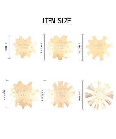 Niceneeded 6-Piece Nail Art Cutter Set | Easy French Nail Smile Line Tool for DIY Acrylic Gel Designs - 6 Sizes - Buy Online on GoSupps.com