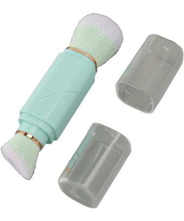 Powder Brush Retractable Powder Makeup Brush Double Headed Kabuki Brush with Rotating Handle Fiber Brushes for Loose Powder Blush Travel Beauty Tool Kit - Buy Online on GoSupps.com