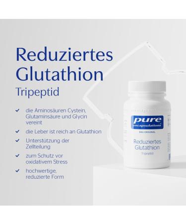 Buy Pure Encapsulations Reduced Glutathione - 60 Vegan Capsules | Premium Antioxidant Supplement for Immune Support & Wellness - International Shipping Available - Buy Online on GoSupps.com