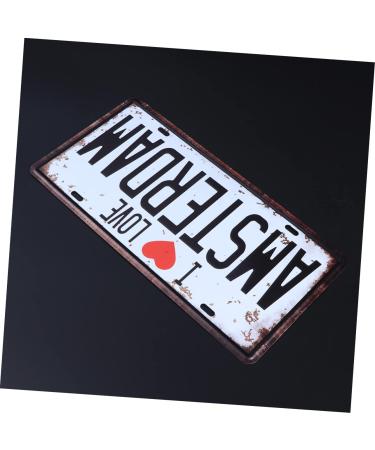 LIFKICH Wall Hanging Decor Decor Emblems Pub Sign Coffee Sign Vintage Cafe Sign Tin Signs Iron Painting Antique Metal Iron Mark - Buy Online on GoSupps.com