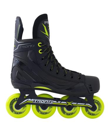 TronX Stryker 2.0 Senior Adult Teen Inline Roller Hockey Skates Skate Size 7 (Shoe Size 8)