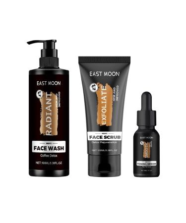 Men's Face Care Set - Complete Skin Care for Men Reduces Fine Lines and Wrinkles