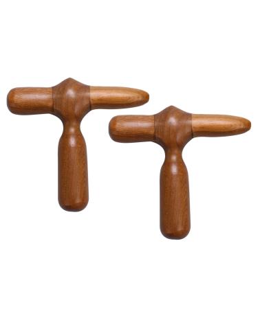 AuntYou 2pcs Acupuncture Acupuncture Stick Cross Hammer Hand Foot Leg Massage Device Health Beauty Tools