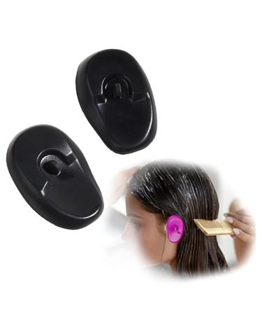 Ear Protector for Hair Coloring and Baking Oil - Anti-Sticky & Stain Isolation Earmuffs for Ear Care and Earwax Removal (Black, One Size) - Buy Online on GoSupps.com