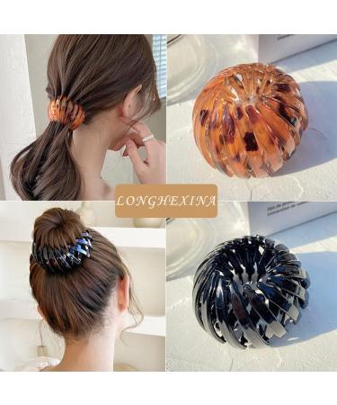 7x Expandable Ponytail Holders & Bird Nest Hair Clips - Premium Hair Accessories for Women - Buy Online on GoSupps.com