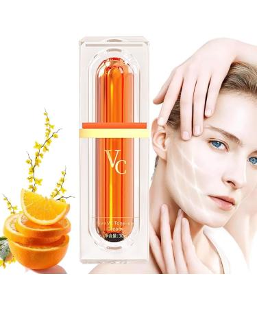 Seattleget vitamine c visage cr me tonifiante japonaise la vitamine C Fond de Teint Cr me Eclaircissante pour les Taches Brunes les Rides le Teint Irr gulier Hydratation Anti- ge