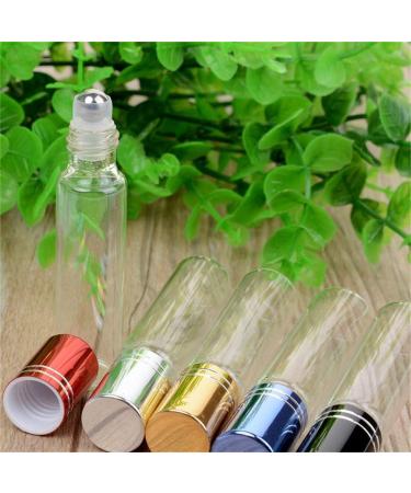 Rysmliuhan Essential Oil Roll-On Bottles - Stainless Steel Roller & Glass Bottles for Travel & Home Use - Buy Online on GoSupps.com