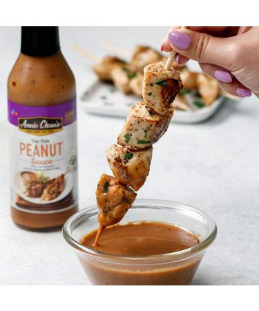 Annie Chun's Thai-Style Gluten-Free Peanut Sauce 9.2-oz (Pack of 6) | Ideal for Satay, Meat Skewers, and Thai Salad - Buy Online on GoSupps.com