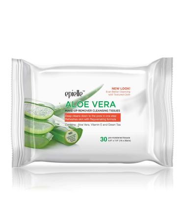 Epielle Makeup Remover Cleansing Wipes | Gentle for all Skin Types | Daily Facial Towelettes | Removes Dirt, Oil, Makeup | 30ct, Assorted 6 Pack - Buy Online on GoSupps.com