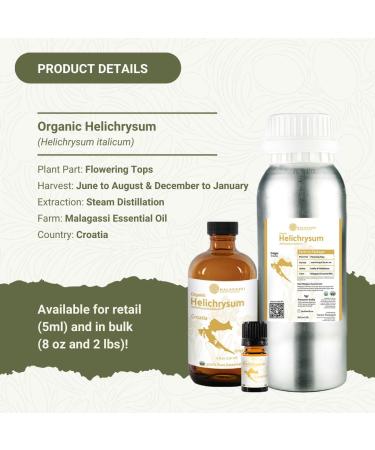 Helichrysum Essential Oil - Direct from Malagassi Farms in Madagascar - 100% Pure Therapeutic Grade - Bulk Essential Oils - Used for Soap Making & Aromatherapy Oil (5ml) Helichrysum 0.17 Fl Oz (Pack of 1) - Buy Online on GoSupps.com