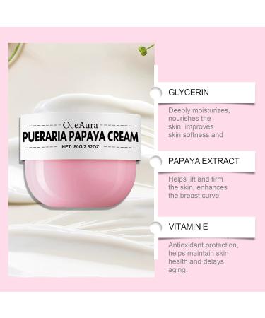Kudzu Papaya Breast Care Cream Moisturizing Elastic Firming Care Body Massage Cream - Buy Online on GoSupps.com