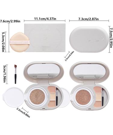  bellv Cream contour palette Air Cushion foundation - Cream makeup palette concealer palette - Bellv full coverage foundation - Buy Online on GoSupps.com