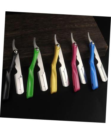 Housoutil 4-Piece Stainless Steel Cartridge Set for Manual Razors - Barber Tool & Blade Holder for Men - Buy Online on GoSupps.com