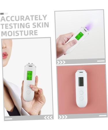 Healeved Skin Tester Water Oil Monitor Skin Analysis Tool Skin Analyzer Hydration Monitor Plastic Shell White - Buy Online on GoSupps.com