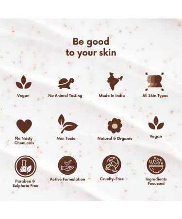 Coffee & Walnut Tan Removal Face Scrub 100g | Exfoliating & Detoxifying | Vegan & Paraben Free | For Glowing Skin & Acne Control | Men & Women | All Skin Types - Buy Online on GoSupps.com
