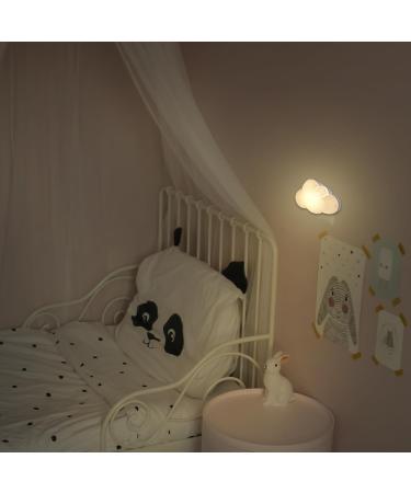 4-Piece Cloud Night Light Baby Sockets - LED Sleep Aid for Children's Rooms | Decorative Lamps for Young Girls - Buy Online on GoSupps.com