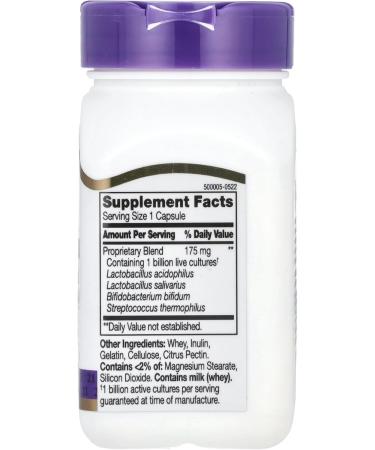 Acidophilus High-Potency 100 Capsules by 21st Century - Buy Online on GoSupps.com