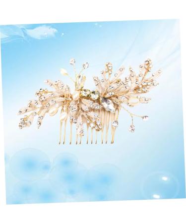 Ipetboom Hair Decorations Wedding Hair Accessories for Women Bride Headpieces for Wedding Pearl Hair Clip Hair Claw Hair Comb Rhinestone Headdress Pearl Inlaid Comb Headgear Fine - Buy Online on GoSupps.com
