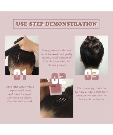 Wax Stick for Hair | Hair Styling Wax Stick Slick Stick - Portable Non-greasy Pomade Wax for Unruly and Frizz Hair - Buy Online on GoSupps.com
