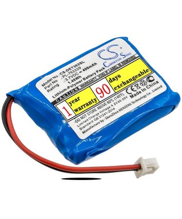 3.7V High-Performance Replacement Battery for Educator Receiver TransmitterET-300-L ET-300Transmitter ET-302Receiver ET-302-LReceiver ET-300TSTransmitter with V2015-E05 PL-762229/400mAh