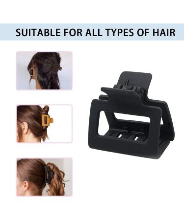 Small Claw Clips 4Pcs 1.6" Matte Small Hair Claw Clips for Women and Girls Nonslip Square Hair Claws for Fine/Medium/Thick Hair Stylish & Durable Hair Accessories - Assorted Warmer Colors - Buy Online on GoSupps.com