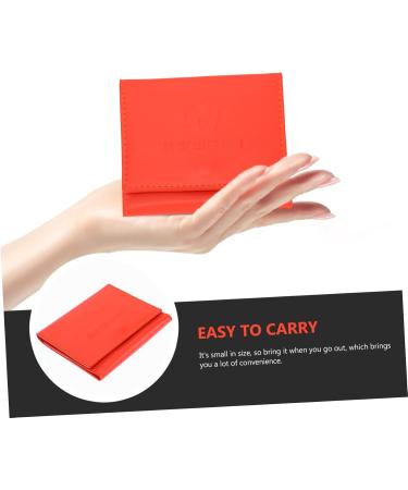 FRCOLOR 1Pc Grinding diamond storage bag nail drill bits holder nail drill bits organizer nail drill bit pouch bit holder nail accessories Nail Salon Supply High capacity storage rack Skin 23.5x9.5cm Orange - Buy Online on GoSupps.com