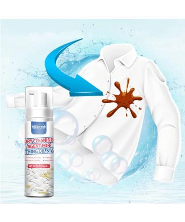 gaomin 200ml Dry Stain Remover for Clothes Dry Stain Remover Cleaning Fluid Agent for Laundry | At Home Spot Stain Remover for Food Drink Oil Stains - Buy Online on GoSupps.com