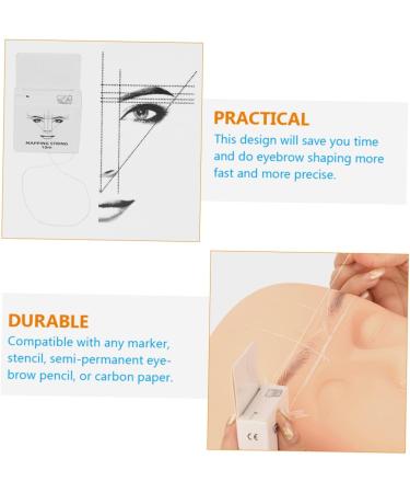 FOMIYES 4pcs Home Tools Pro Tools Brow Map Line Eyebrow Level Measure Tool Ruler Eyebrow Trimming Orthotics 4.6x1.8x7.5cmx4pcs Whitex4pcs - Buy Online on GoSupps.com