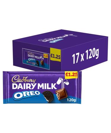 Cadbury Cadbury Lait dairy Oreo 120g x 17 bars