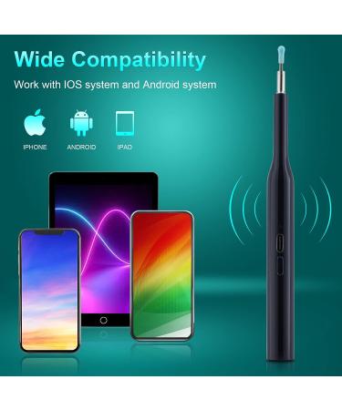 Wireless Ear Wax Removal Endoscope Kit | 1080P HD Camera & 6 LED Lights | Silicone Ear Spoons | Compatible with Smart Phones | Royal Blue - Buy Online on GoSupps.com
