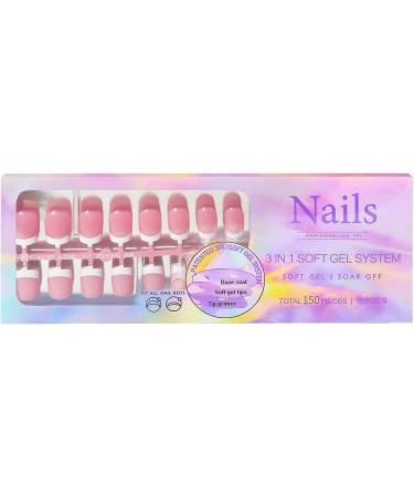 Manicure Press on Nails for Home | -Adhesive Trendy False Nails with White French Tips | False Nails Accessories for Dating Gathering Wedding Home Traveling Pochy 03 - Buy Online on GoSupps.com