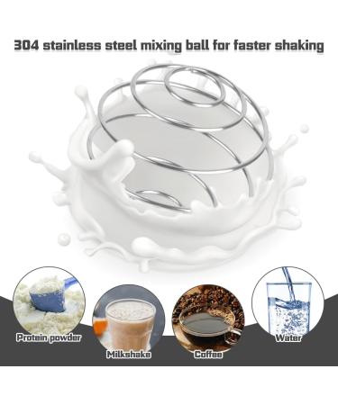 Gobesty 750ml Stainless Steel Protein Shaker Bottle | Fitness Shaker Cup with Mixing Ball | Durable Sports Water Bottle for Men & Women - International Shipping Available - Buy Online on GoSupps.com
