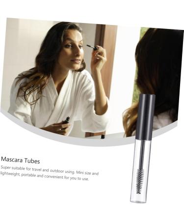 Beavorty 3 Sets Mascara Tube Funnel Mascara Sample Containers Clear Lash Mascara DIY Mascara Plastic Black - Buy Online on GoSupps.com