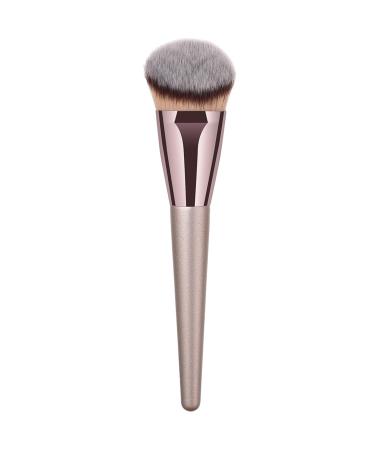 Angled Champagne Colour Liquid Foundation/Blusher/Face Powder/Face Contour Blending Buffer Makeup Brush