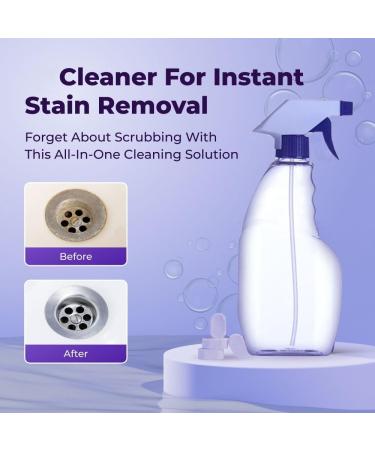 Cleanlix Cleaner Cleanlix Cleaning Spray Cleanlix Cleaning Spray with Concentrated Cleaning Tablets Cleanlix Cleaner for Instant Stain Removal Multi Purpose Cleaning Spray for Every Stain (1 Bottle+6 Cleaning Tablets) - Buy Online on GoSupps.com