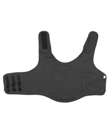 Tnfeeon pet dog calm down clothes dark gray cotton shirt anti-fear-anxiety jacket stress relief keep calm clothing for pets (see)