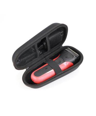 Beavorty Razor Storage Bag - Travel Hard Box for Electric Trimmers & Hairdressing Scissors | Universal Fit Black 17.5x7x7cm - Buy Online on GoSupps.com