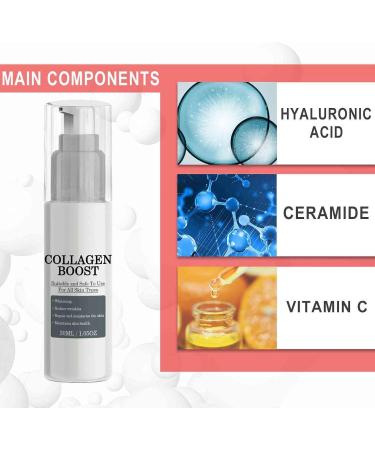  G n rique Collagen Boost Serum Anti-Wrinkle Cream Women Anti-Aging Serum Pore Shrink Hyaluronic Acid Moisturizing Nourish and Whitening Essence (2PC) - Buy Online on GoSupps.com