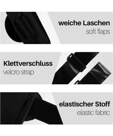 Moex Cell Phone Bag for Google Pixel 8 Pro - Neoprene Sport Armband Running Bracelet with 2 Compartments - Black Jogging Accessory - Buy Online on GoSupps.com